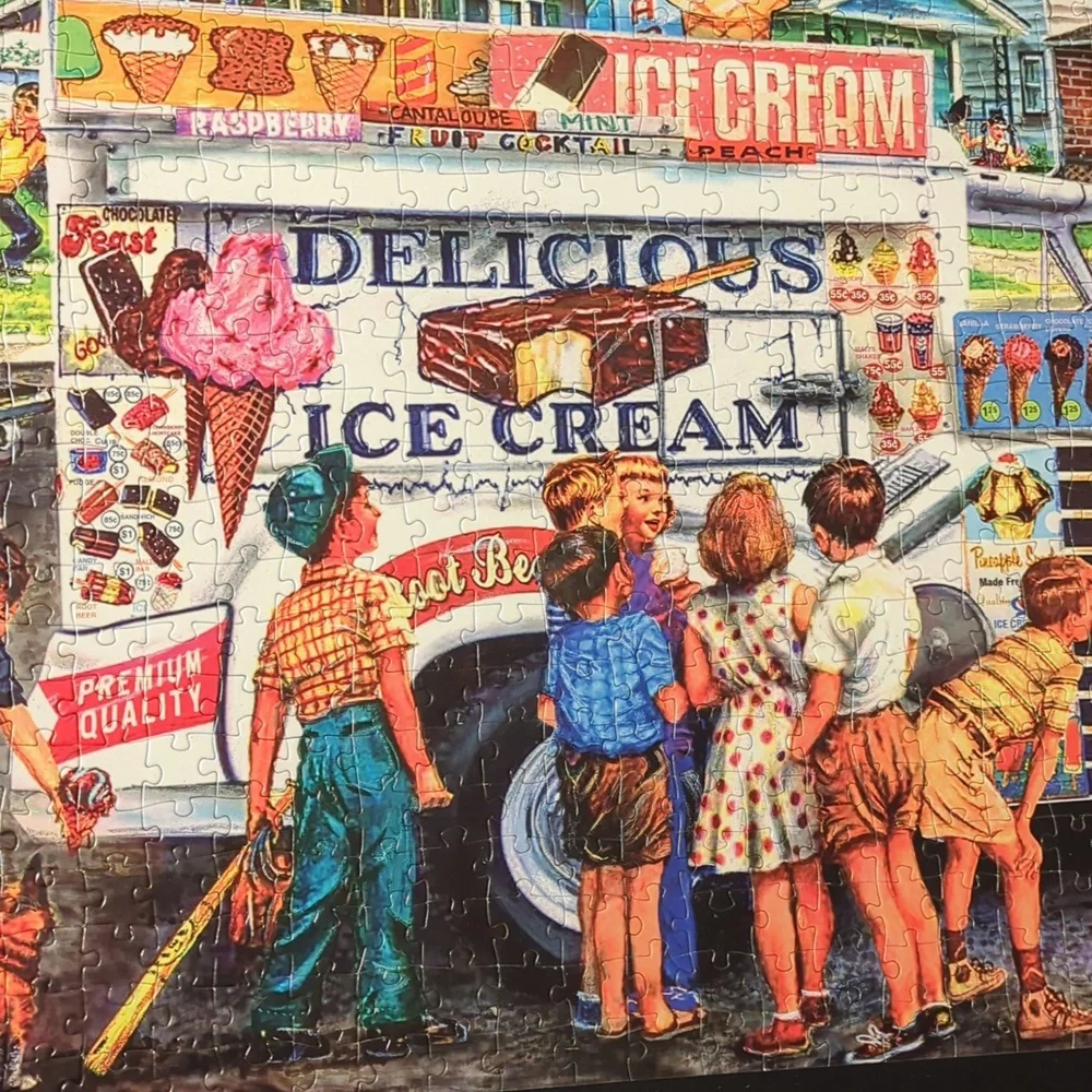 Back To The Past 750 piece puzzle - Picture 2 of 15